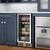 Koolmore KM-BIR3C-GD 3 Cu. Ft. Stainless Steel 1 Glass Door Undercounter Refrigerator - 115 Volts