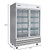 Koolmore RIR-2D-GD 47 Cu. Ft. 2 Glass Doors Stainless Steel Reach In Refrigerator - 115 Volts