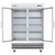 Koolmore RIR-2D-GD 47 Cu. Ft. 2 Glass Doors Stainless Steel Reach In Refrigerator - 115 Volts