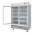 Koolmore RIR-2D-GD 47 Cu. Ft. 2 Glass Doors Stainless Steel Reach In Refrigerator - 115 Volts