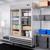 Koolmore RIR-2D-GD 47 Cu. Ft. 2 Glass Doors Stainless Steel Reach In Refrigerator - 115 Volts