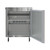 Koolmore KM-UCR-1DSS 5 Cu. Ft. Stainless Steel 1 Solid Door Reach-In Undercounter Refrigerator - 115 Volts