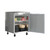 Koolmore KM-UCR-1DSS 5 Cu. Ft. Stainless Steel 1 Solid Door Reach-In Undercounter Refrigerator - 115 Volts