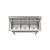 Koolmore KM-SC151514-N3 51" W 18 Gauge Galvanized 3 Compartments Sink
