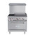Koolmore KM-CRG36-NG 36" W Stainless Steel 2 Burners with 24" Griddle and Oven Natural Gas Commercial Range