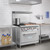 Koolmore KM-CRG36-NG 36" W Stainless Steel 2 Burners with 24" Griddle and Oven Natural Gas Commercial Range