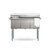 Koolmore KM-SC181814-N3 60" W 18 Gauge Galvanized 3 Compartments Sink