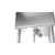 Koolmore SB151512-15L3 48" W 18 Gauge Galvanized 2 Compartments Sink