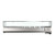 Koolmore SCDC-8P-SG 71" W Stainless Steel Double Tempered Glass Food Guard (8) 1/3 Pan Refrigerated Countertop Prep Unit - 115 Volts