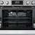 Koolmore KM-EPR-36TDP-SS 36" W x 27.5" D x 39" H Stainless Steel Self-Cleaning Professional Electric Range - 240 Volts