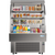 Koolmore CDA-13C 13.4 Cu. Ft. Stainless Steel Vertical Case Grab and Go Open Air Merchandiser - 115 Volts