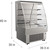 Koolmore CDA-13C 13.4 Cu. Ft. Stainless Steel Vertical Case Grab and Go Open Air Merchandiser - 115 Volts