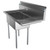 Koolmore SB121610-16R3 43" W 18 Gauge Galvanized 2 Compartments Sink