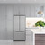 Koolmore KM-RERFDSS-18C 18.5 Cu.Ft Stainless Steel French Door Refrigerator with Bottom Freezer