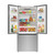 Koolmore KM-RERFDSS-18C 18.5 Cu.Ft Stainless Steel French Door Refrigerator with Bottom Freezer