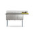 Koolmore KM-SC151514-15R3 63" W 18 Gauge Galvanized 3 Compartments Sink