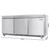 Koolmore KM-RBT-72C 72" W Stainless Steel 15 Pans with Covers Commercial Refrigerated Prep Station - 115 Volts