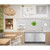 Koolmore KM-RBT-60C 60" W Stainless Steel 12 Pans Storage with Covers Commercial Refrigerated Prep Station - 115 Volts