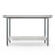 Koolmore CT3048-18C 48" W x 30" D Stainless Steel 18 Gauge Open with Undershelf Work Table