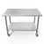 Koolmore CT3048-18C 48" W x 30" D Stainless Steel 18 Gauge Open with Undershelf Work Table