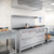Koolmore KM-CRG60-NG 60" W Stainless Steel 6 Burners with 24" Griddle and 2 Ovens Natural Gas Commercial Range