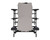 National Public Seating MBTS10 30" W x 121" D x 29" H Rectangular 14 Gauge Steel Bedrock Mobile Cafeteria Table