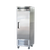 Bison BRF-21 21 Cu. Ft. One-Section Self Closing Locking Stainless Steel Door Reach-In Freezer - 115 Volts 1-Phase