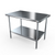 NBR Equipment TS-6024 60"W x 24"D x 35.75"H Stainless Steel Premium Work Table