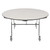 National Public Seating MTSSF-60R 60" W Round 14 Gauge Steel Mobile EasyFold Cafeteria Table