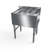 NBR Equipment UDB-1821 18" W x 21.25" D x 32.5" H Freestanding Slim-Line Underbar Drainboard