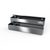 NBR Equipment SR-24D 24" W x " D x 8" H Stainless Steel Keyhole Mount Double Underbar Speed Rail