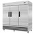 Koolmore RIF-3D-SS 72 Cu. Ft. Stainless Steel Solid Door Reach-In Freezer - 115 Volts