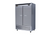 MVP Group KBSF-2 53.9" W Stainless Steel 2 Solid Doors Reach-In Kool-It Signature Freezer - 115 Volts