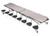 National Public Seating MBTS1216 30" W x 145" D x 27" H Rectangular 14 Gauge Steel Bedrock Mobile Cafeteria Table