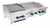 Comstock-Castle 3248-24-2RB-LP 48" W Stainless Steel Countertop Liquid Propane Char-Broiler Griddle Combination - 110,000 BTU
