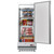 Koolmore RIF-1D-SS12C 12 Cu. Ft. Stainless Steel Solid Door Reach-In Freezer - 115 Volts