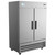 Koolmore RIF-2D-SS 47 Cu. Ft. Stainless Steel Solid Door Reach-in Freezer - 115 Volts