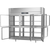 Victory RS-3D-S1-EW-PT-HG-HC 85.5" W Top Mounted Stainless Steel Exterior Pass-Thru UltraSpec Series Refrigerator - 115 Volts