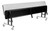 National Public Seating CBG84 29" W x 84" D x 29" H 14 Gauge Steel Convertible Bench Cafeteria Table