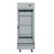 Koolmore RIF-1D-GD 23 Cu. Ft. Stainless Steel Glass Door Reach-In Freezer - 115 Volts