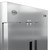 Koolmore RIF-2D-SSHD 47 Cu. Ft. Stainless Steel Solid Door Reach-In Freezer - 115 Volts