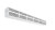 Berner PE06-C-1072A 72" L White Powder Coat Exterior Pass Thru Unit 6 Ambient (Unheated) Air Curtain - 120 Volts