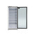 Koolmore KM-FMD20SGD 21 Cu. Ft. Stainless Steel Glass Door Reach-In Freezer - 115 Volts
