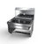 NBR Equipment HS2-W1-KB 17" W x 15.5" D x 19.5" H Stainless Steel Handsink