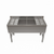 NBR Equipment UW-4-101410-72LR 72" W x 18.25" D x 32.5" H Stainless Steel (4) Compartments Premium Slim-Line Underbar Sink Unit