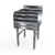 NBR Equipment LD-1821 18" W x 21.25" D x 32.43" H Stainless Steel Underbar Liquor Bottle Display Unit