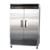 Bison BRF-46 46 Cu. Ft. Two-Section Self Closing Locking Stainless Steel Doors Reach-In Freezer - 115 Volts 1-Phase