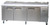 Bison BPT-93 26 Cu. Ft. Three-Section Self Closing Stainless Steel Door Pizza Prep Unit - 115 Volts 1-Phase