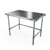 NBR Equipment TS-3624-X 36"W x 24"D x 35.75"H Stainless Steel Premium Work Table