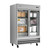 Koolmore RIF-2D-GD 47 Cu. Ft. Stainless Steel Glass Door Reach-In Freezer - 115 Volts